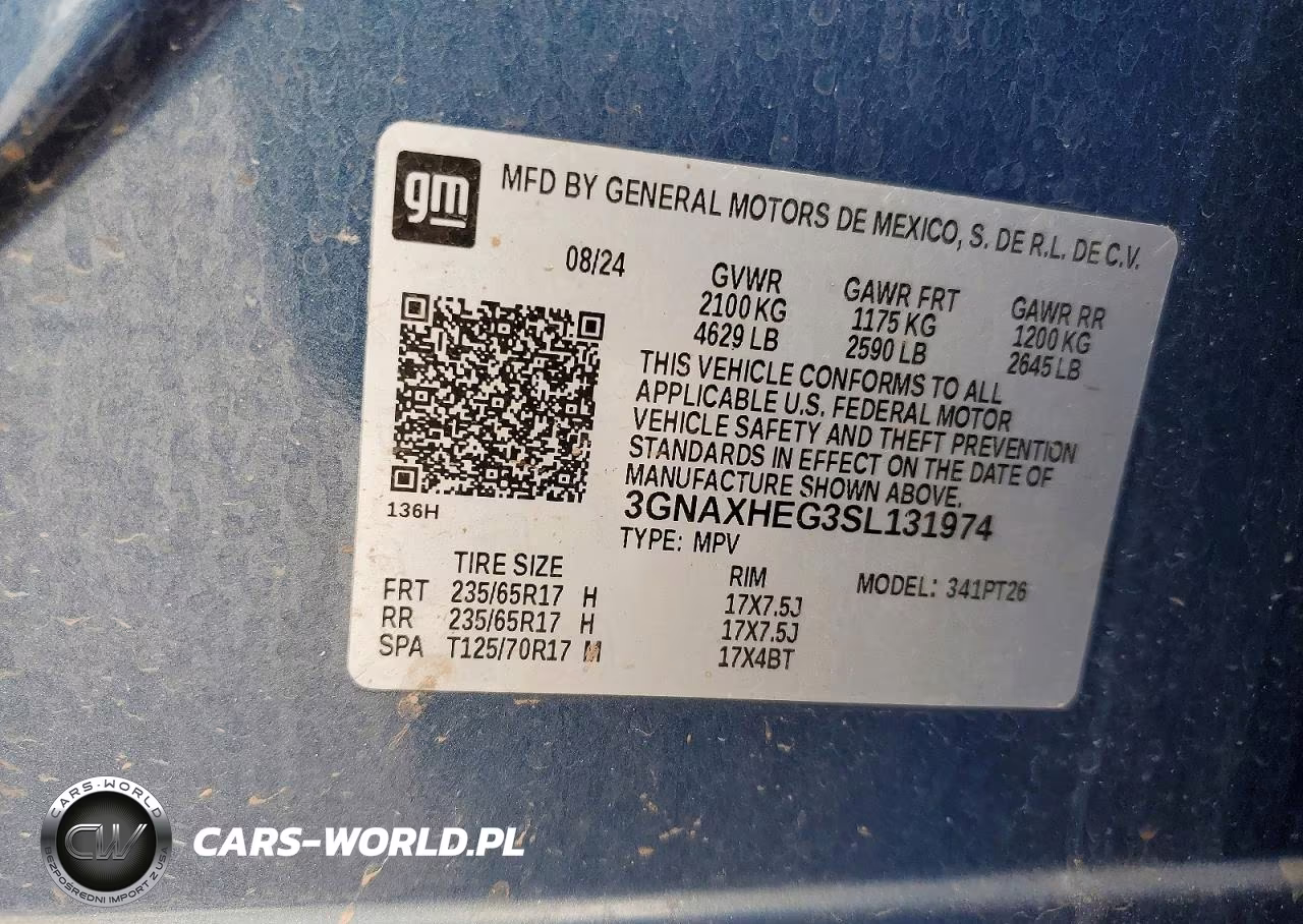 2025 Chevrolet Equinox Lt VIN:3GNAXHEG3SL131974 - 13