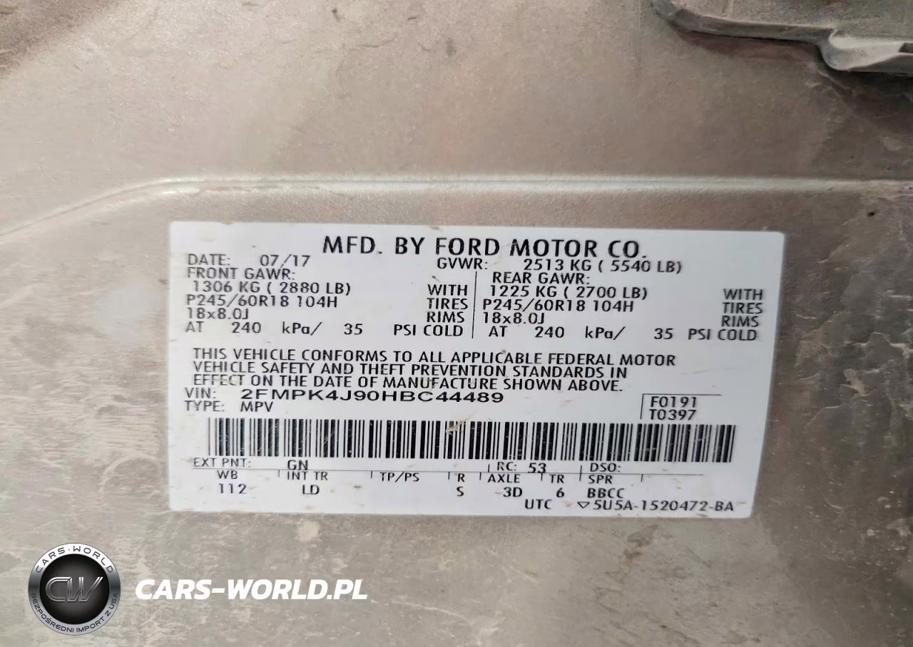 2017 Ford Edge Sel VIN:2FMPK4J90HBC44489 - 13