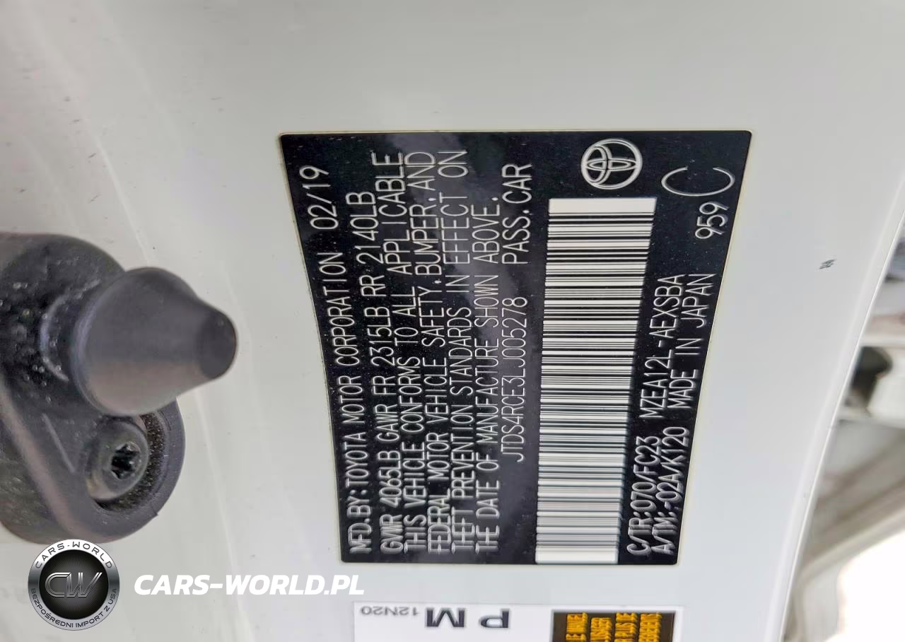 2020 Toyota Corolla Se VIN:JTDS4RCE3LJ005278 - 13