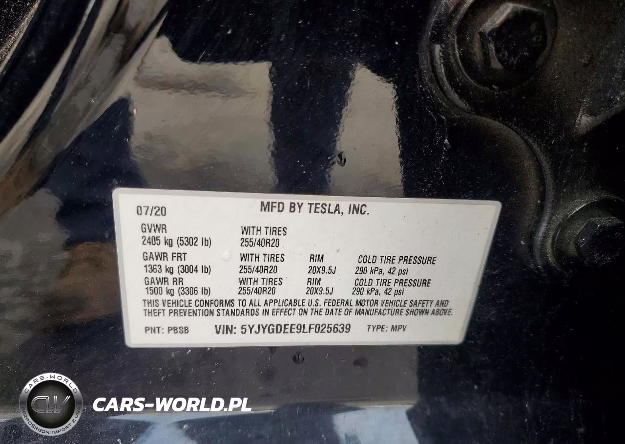 2020 Tesla Model Y VIN:5YJYGDEE9LF025639 - 13