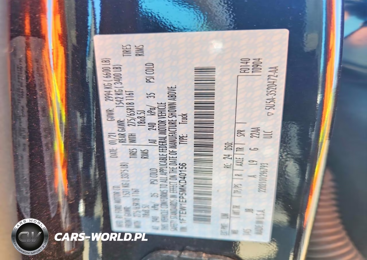 2021 Ford F150 Supercrew VIN:1FTEW1EP5MKD40156 - 12