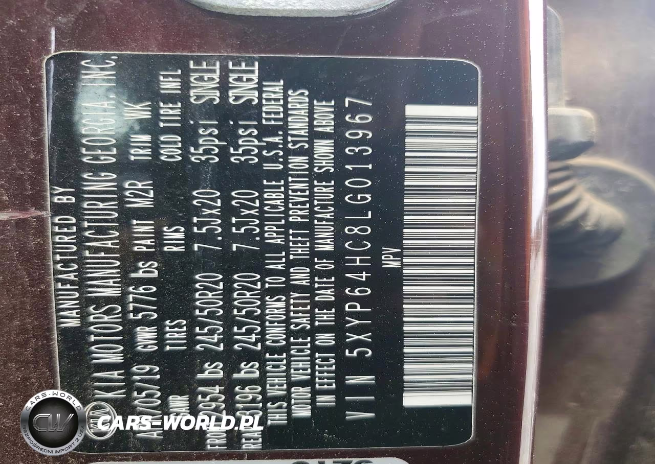 2020 Kia Telluride S VIN:5XYP64HC8LG013967 - 13
