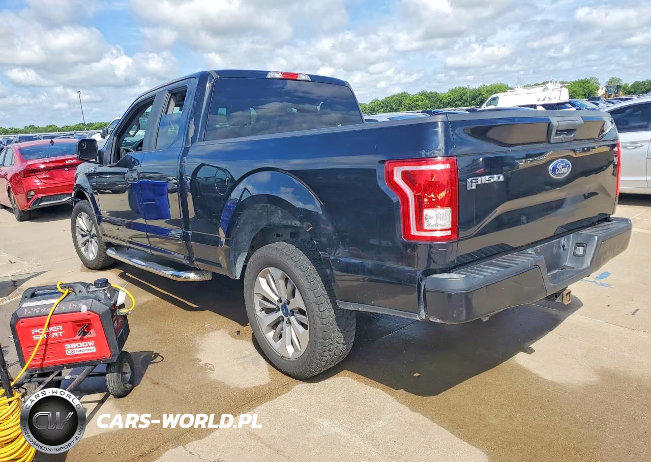 2017 Ford F150 Super Cab VIN:1FTEX1CP2HKC71707 - 2