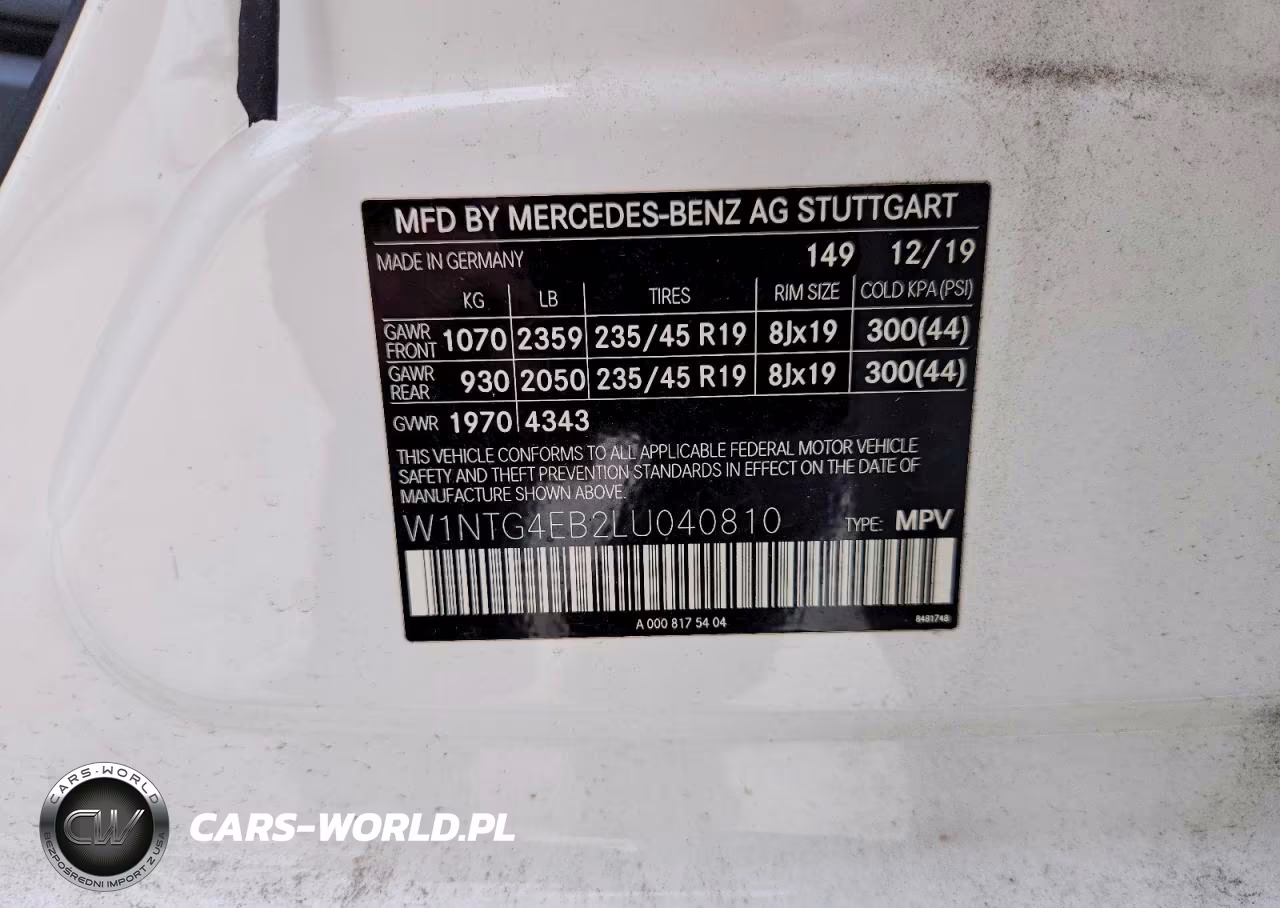 2020 Mercedes-Benz Gla 250 VIN:W1NTG4EB2LU040810 - 13