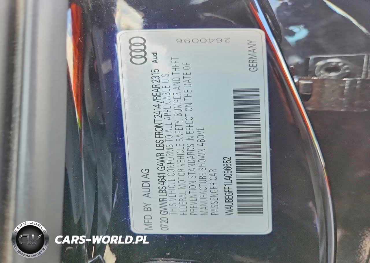 2020 Audi A3 S-Line Premium VIN:WAUBEGFF1LA096652 - 12
