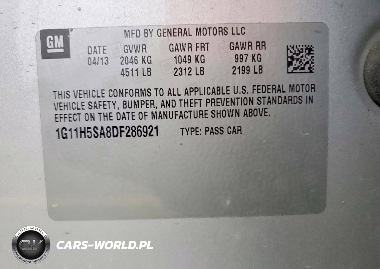2013 Chevrolet Malibu Ltz VIN:1G11H5SA8DF286921 - 12