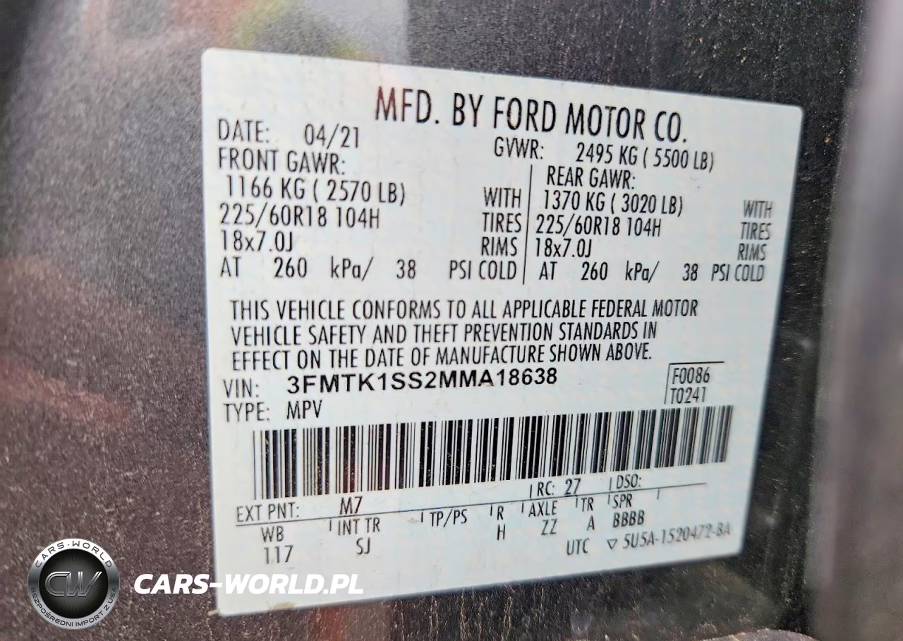 2021 Ford Mustang Mach-E Select VIN:3FMTK1SS2MMA18638 - 13