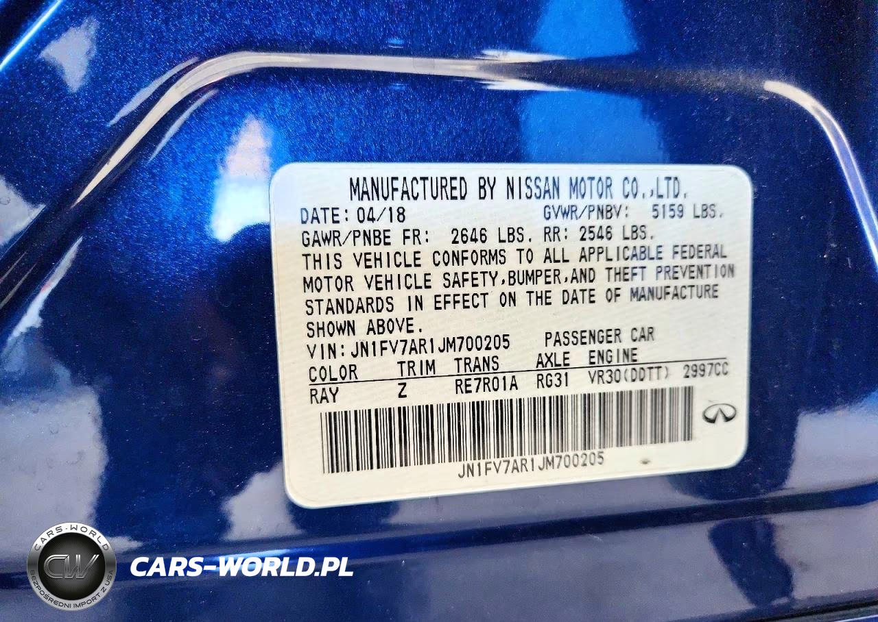 2018 Infiniti Q50 Red Sport 400 VIN:JN1FV7AR1JM700205 - 12