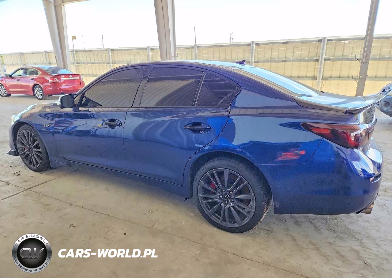 2018 Infiniti Q50 Red Sport 400 VIN:JN1FV7AR1JM700205 - 2