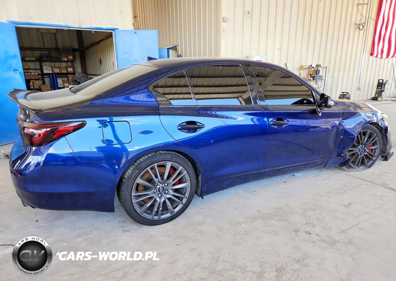 2018 Infiniti Q50 Red Sport 400 VIN:JN1FV7AR1JM700205 - 3