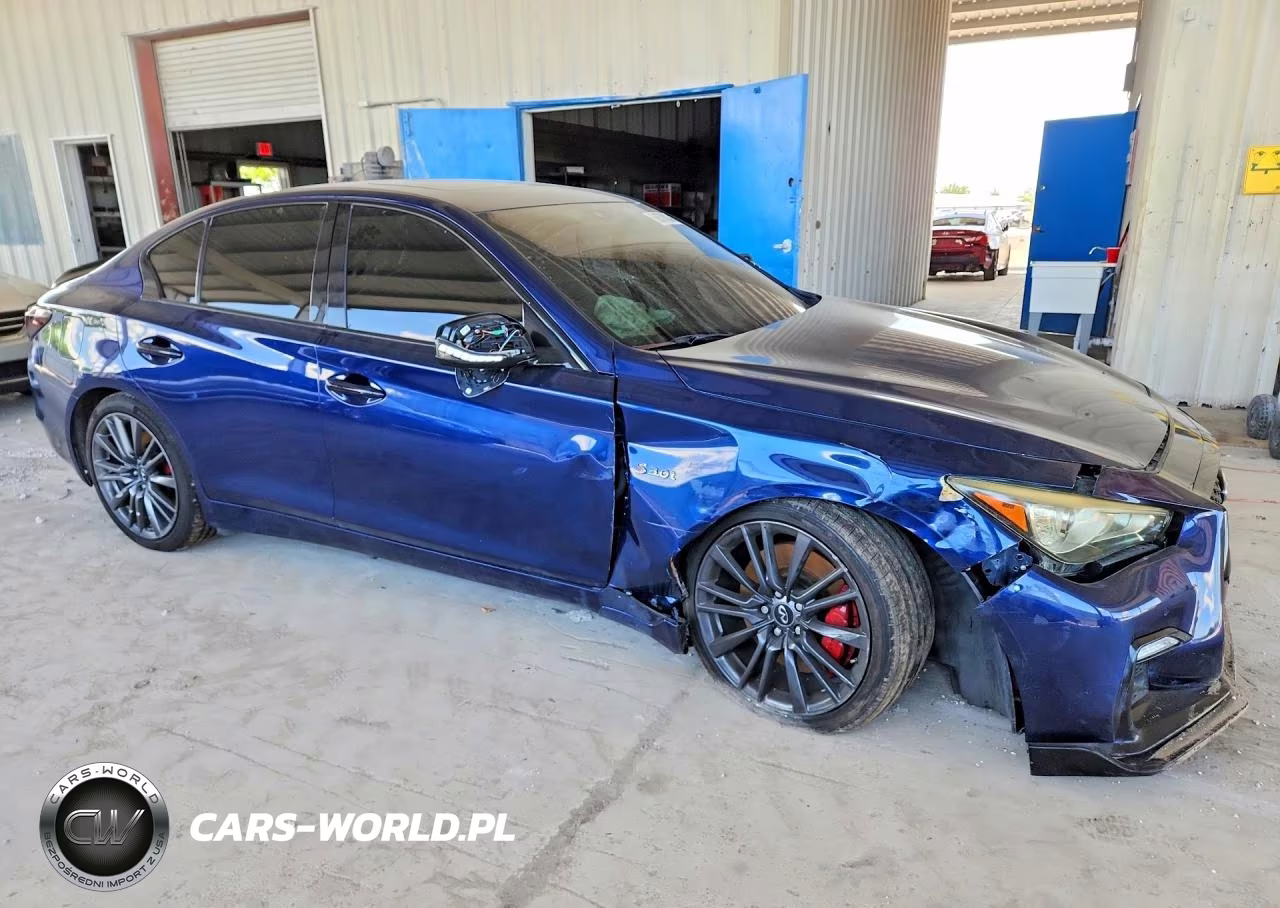 2018 Infiniti Q50 Red Sport 400 VIN:JN1FV7AR1JM700205 - 4