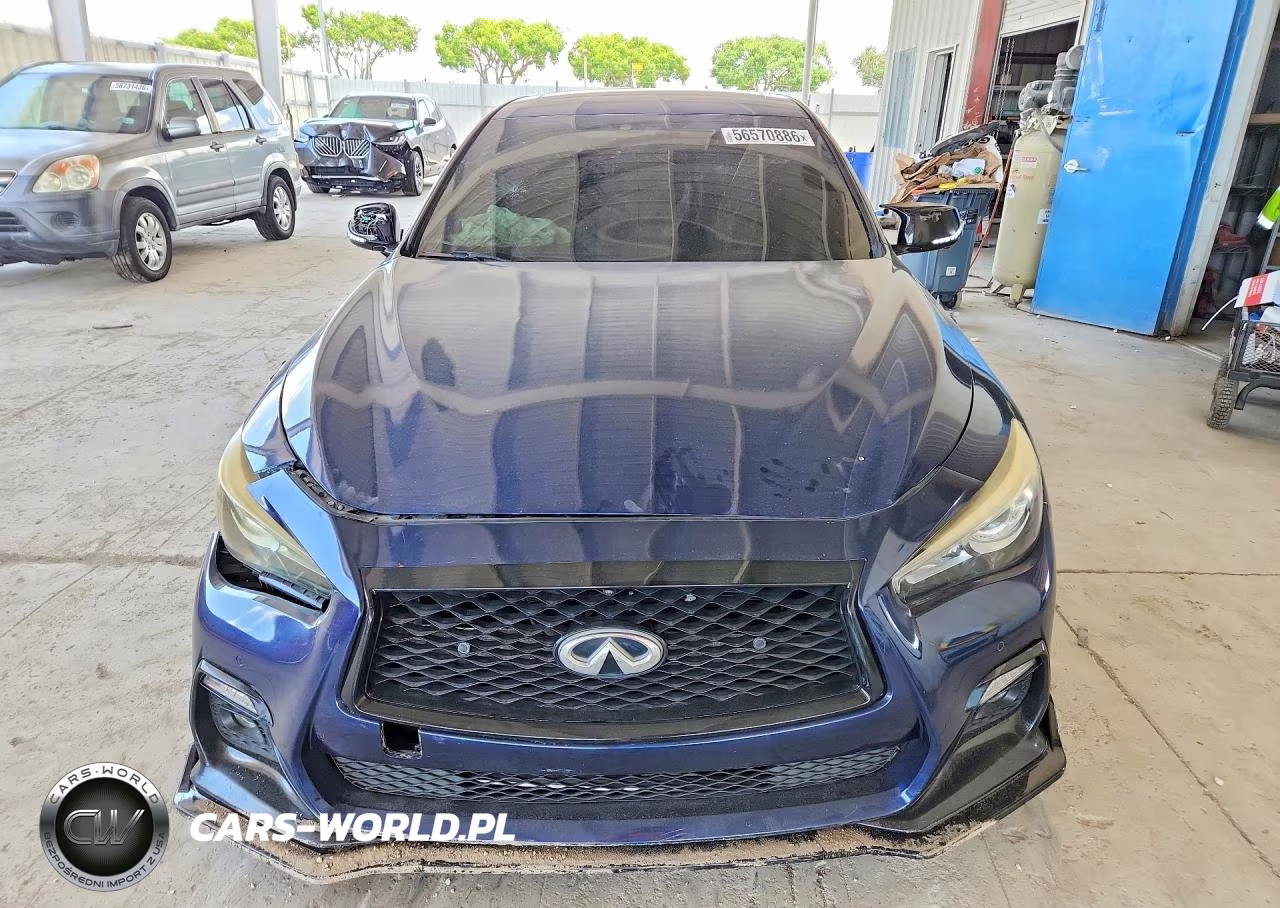 2018 Infiniti Q50 Red Sport 400 VIN:JN1FV7AR1JM700205 - 5