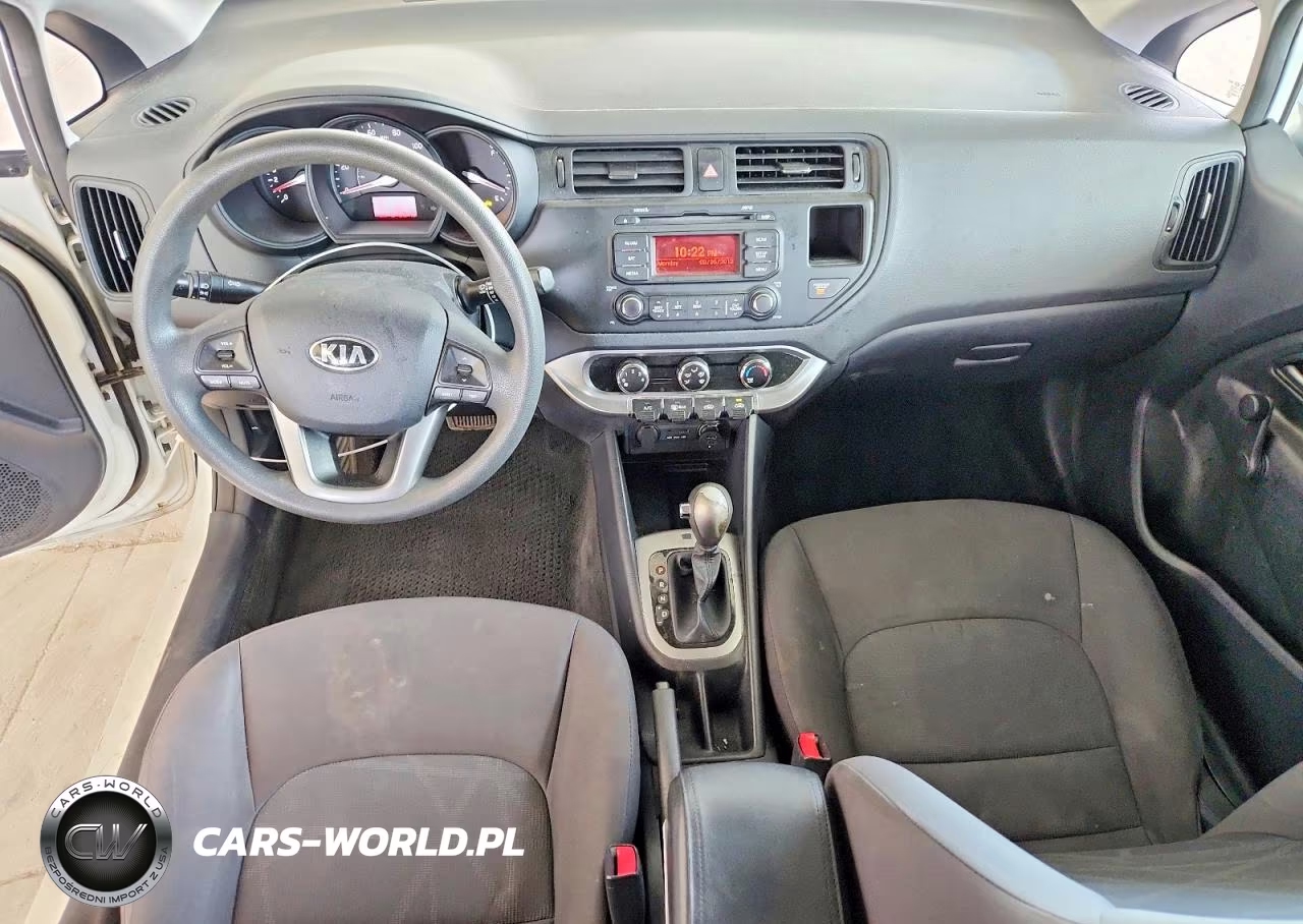 2013 Kia Rio Lx VIN:KNADM5A36D6236020 - 8