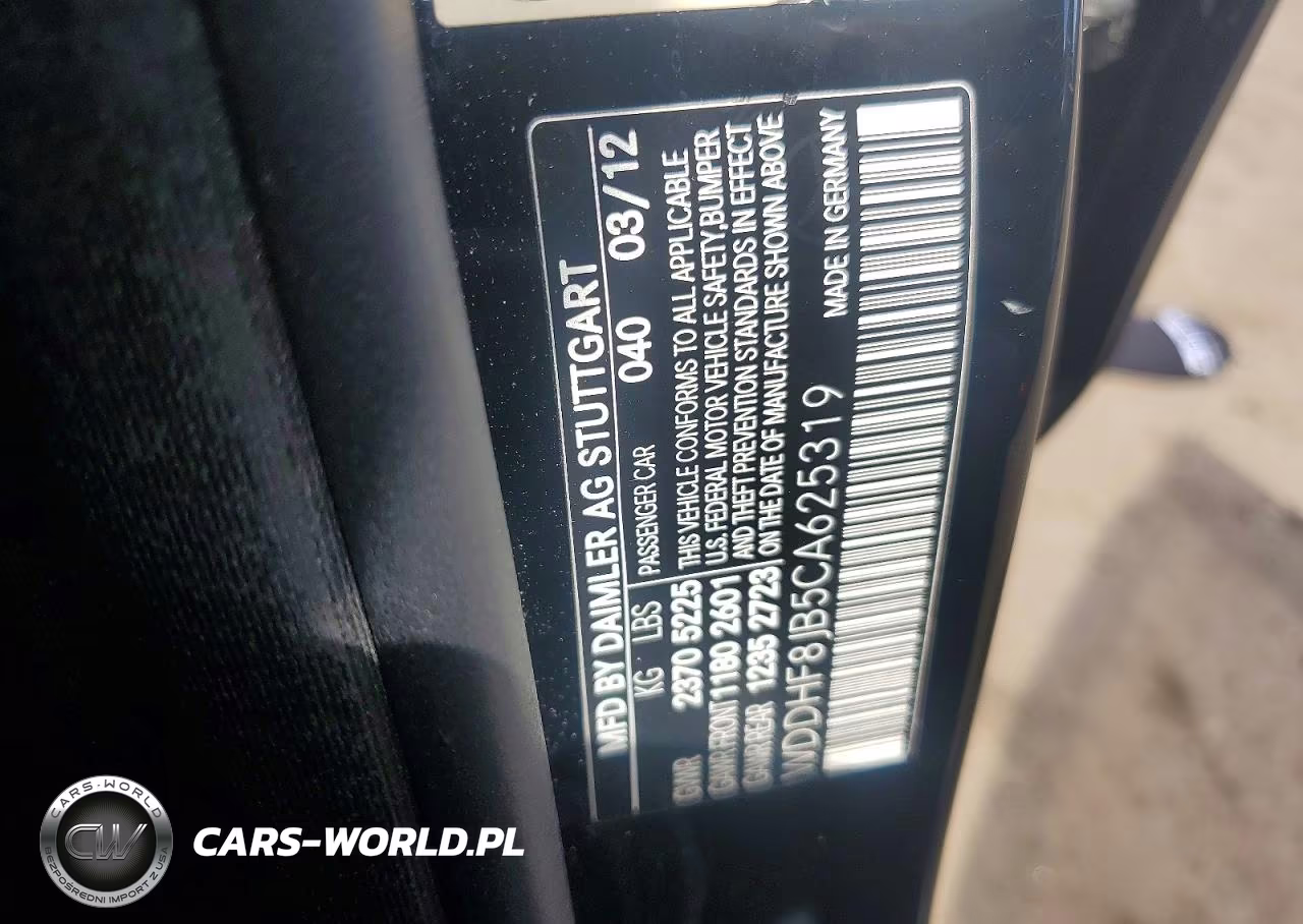 2012 Mercedes-Benz E 350 4Matic VIN:WDDHF8JB5CA625319 - 12