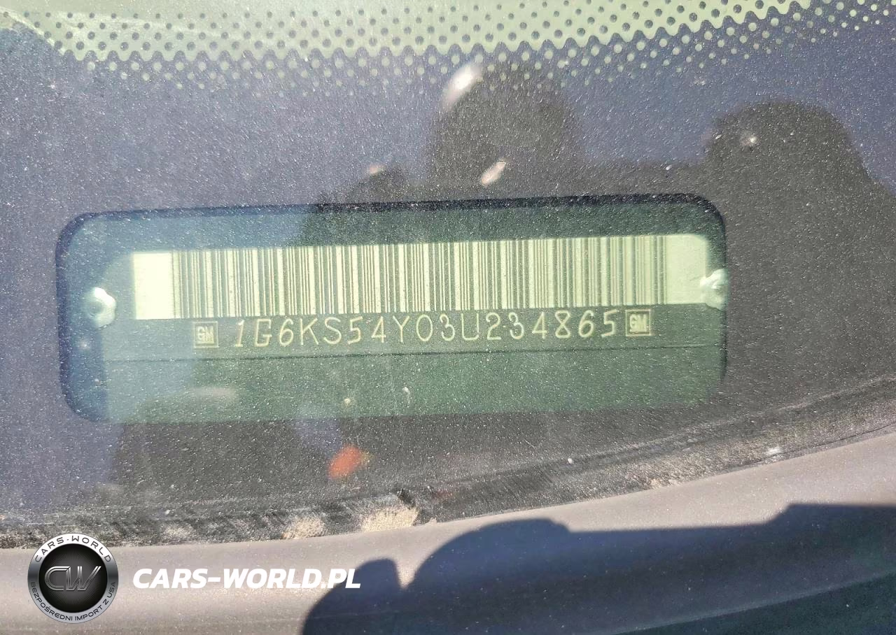2003 Cadillac Seville Sls 4D Sedan VIN:1G6KS54Y03U234865 - 12