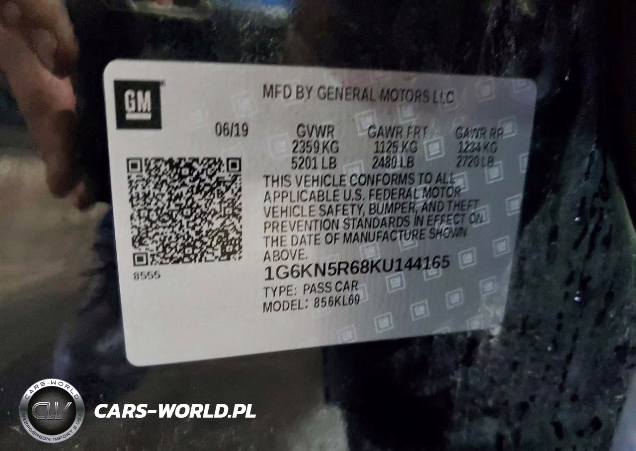 2019 Cadillac Ct6 Sport VIN:1G6KN5R68KU144165 - 12