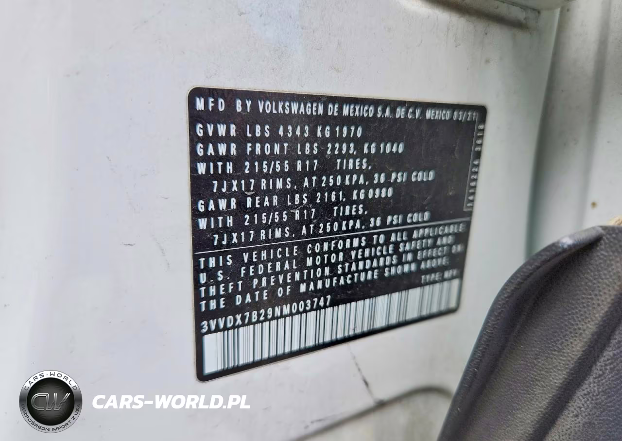 2022 Volkswagen Taos S VIN:3VVDX7B29NM003747 - 13