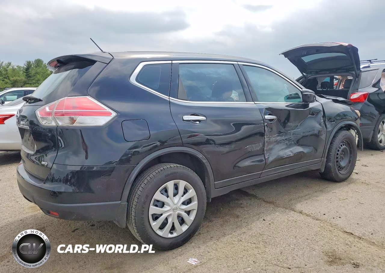 2015 Nissan Rogue S VIN:KNMAT2MVXFP502737 - 3