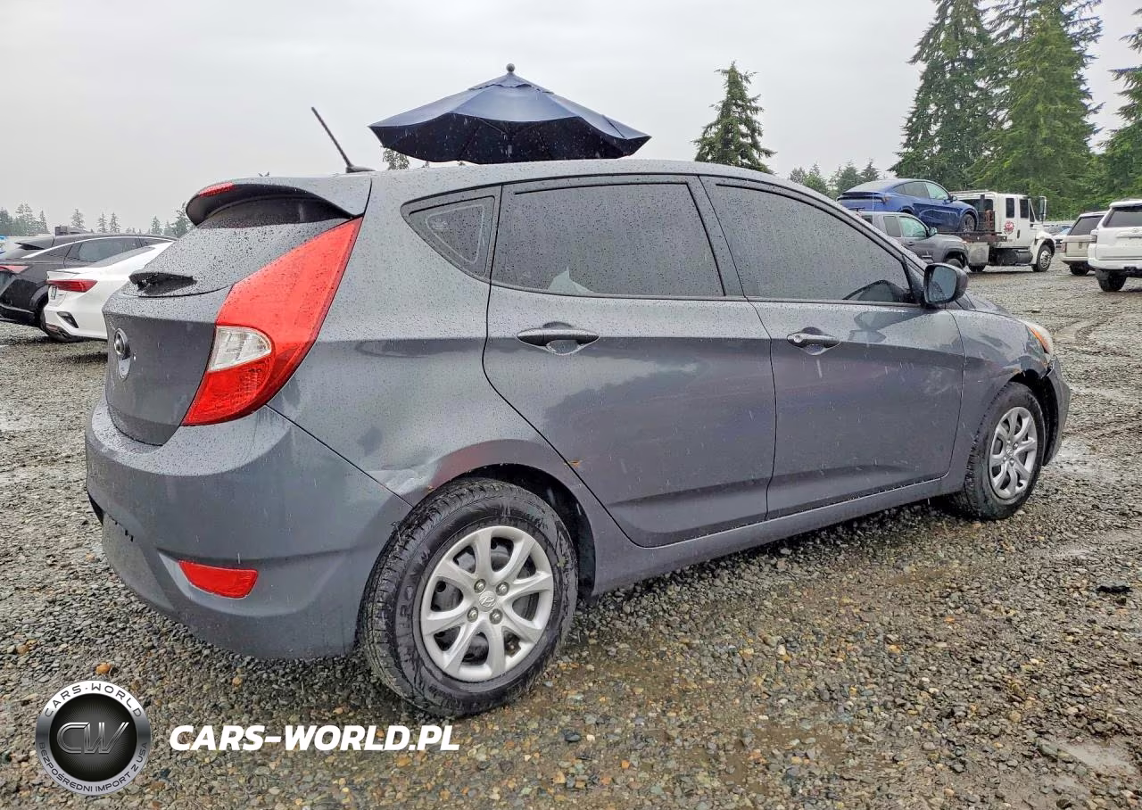 2013 Hyundai Accent Gs VIN:KMHCT5AEXDU066318 - 3