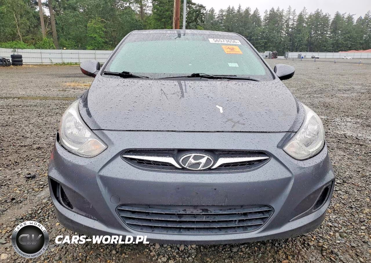 2013 Hyundai Accent Gs VIN:KMHCT5AEXDU066318 - 5