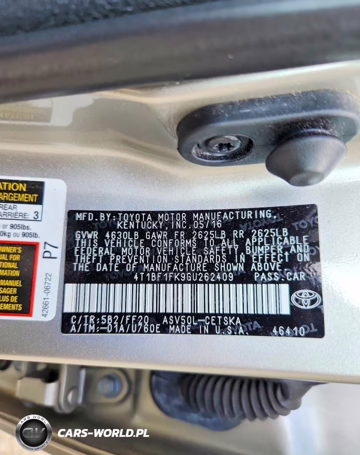 2016 Toyota Camry Se VIN:4T1BF1FK9GU262409 - 12