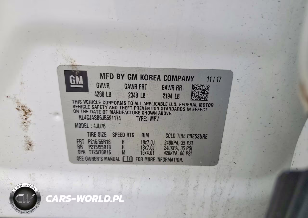 2018 Buick Encore Preferred VIN:KL4CJASB6JB591174 - 13