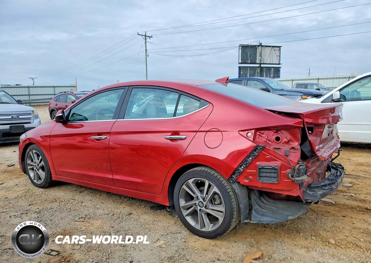 2017 Hyundai Elantra Limited VIN:5NPD84LF2HH187385 - 2