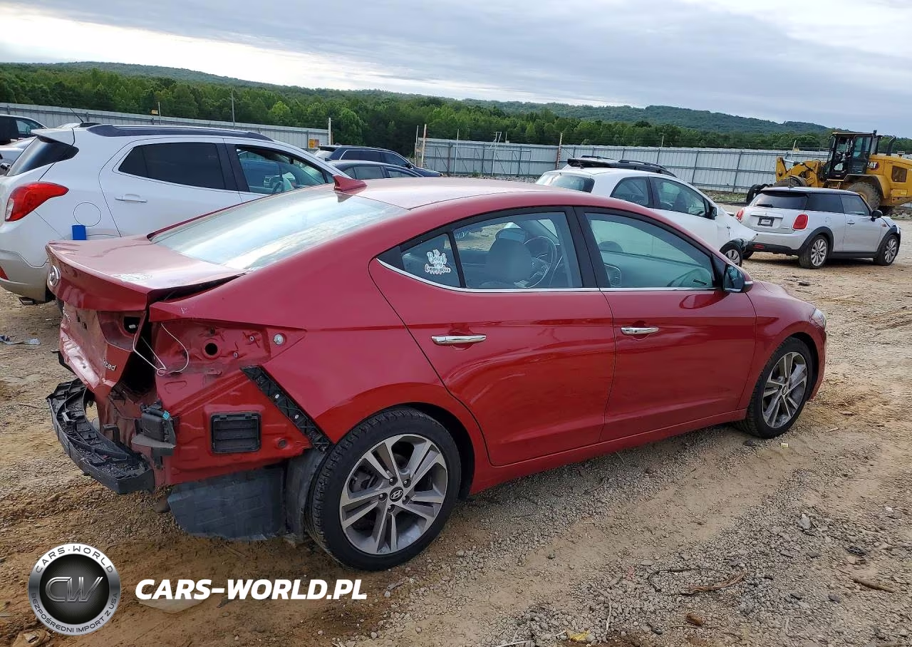 2017 Hyundai Elantra Limited VIN:5NPD84LF2HH187385 - 3