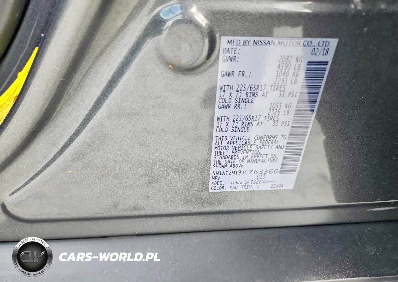 2018 Nissan Rogue Sv VIN:5N1AT2MT9JC763366 - 13