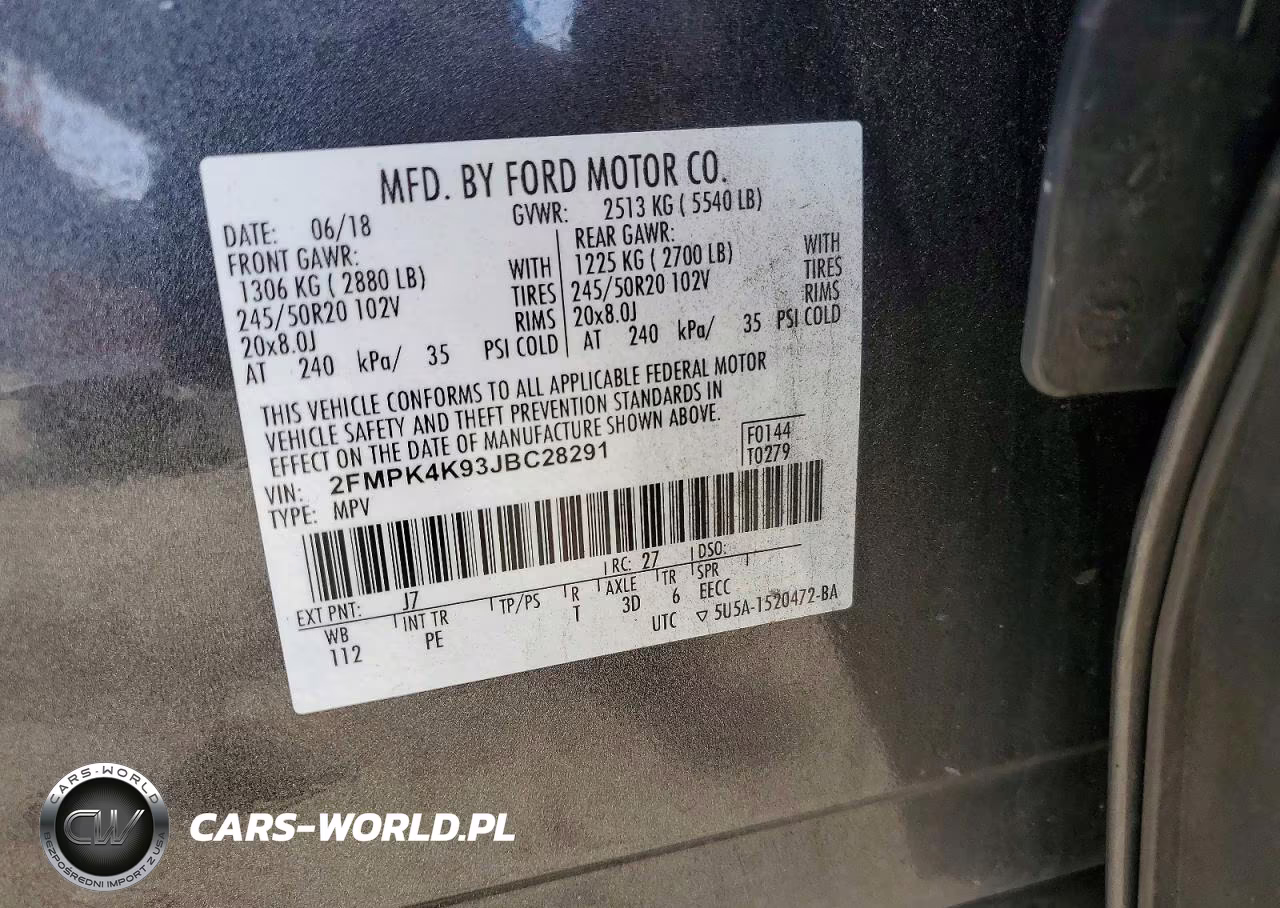 2018 Ford Edge Titanium VIN:2FMPK4K93JBC28291 - 13