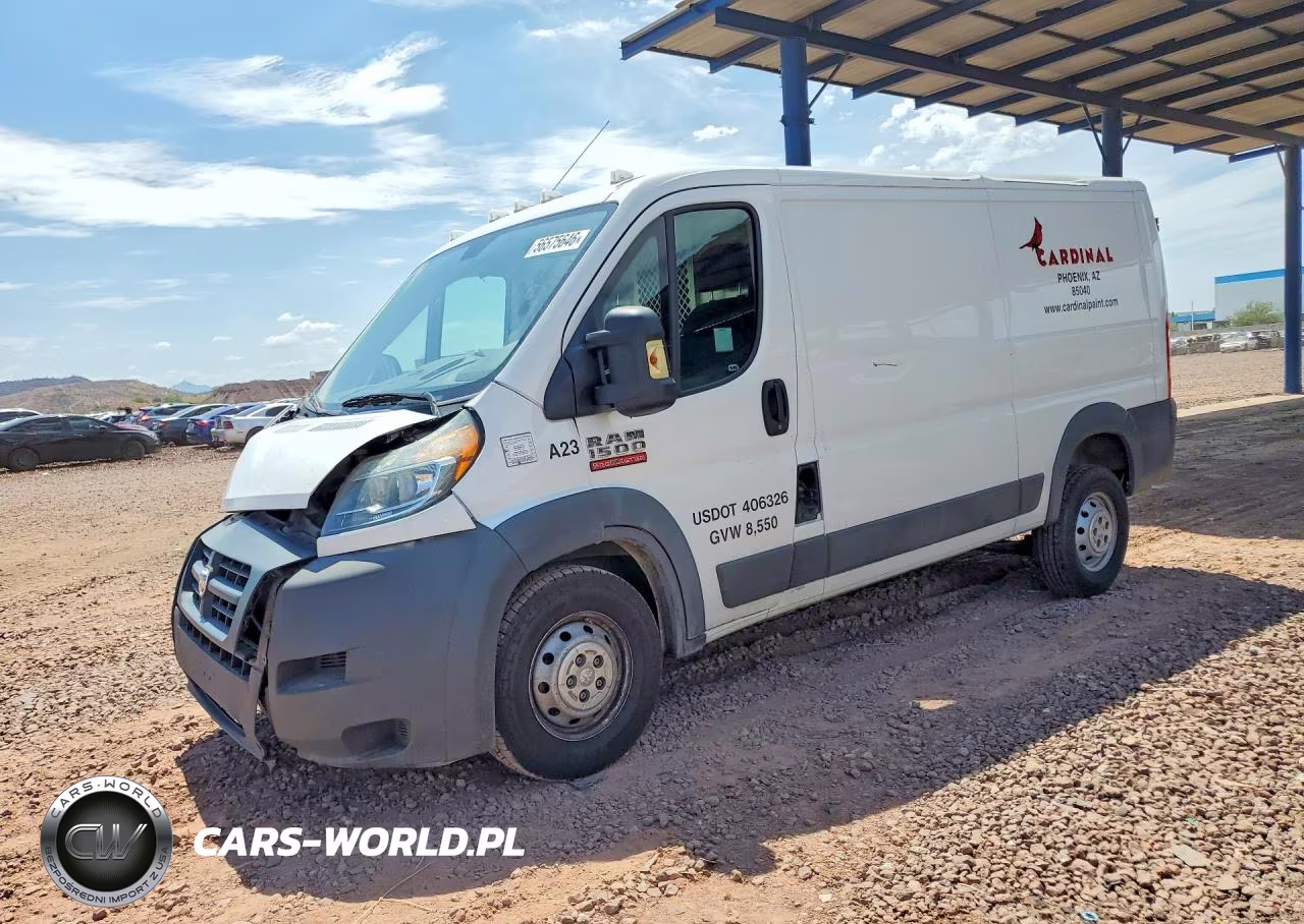 2014 Ram Promaster 1500 Delivery Van VIN:3C6TRVAG3EE100885 - 1