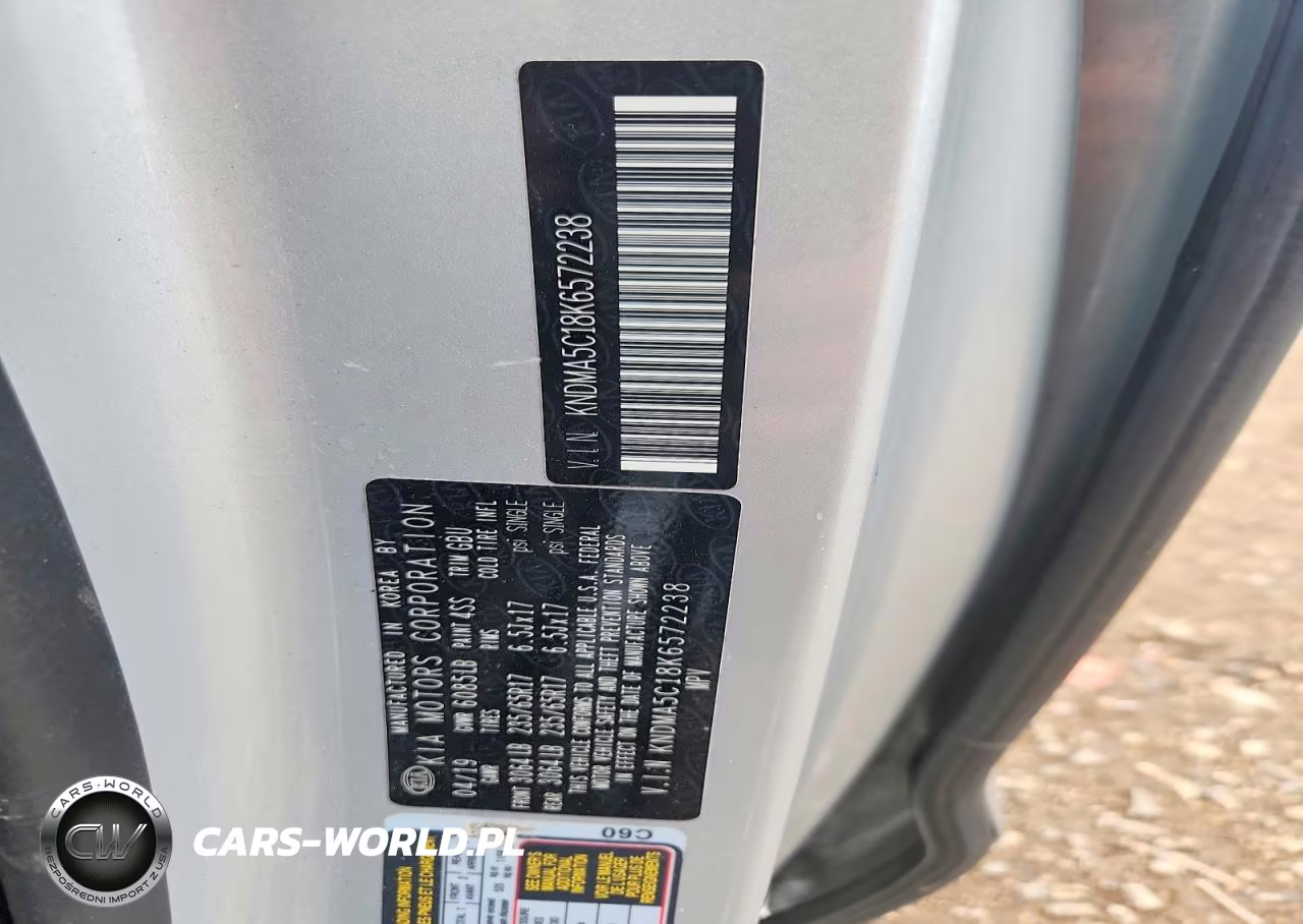 2019 Kia Sedona L VIN:KNDMA5C18K6572238 - 13