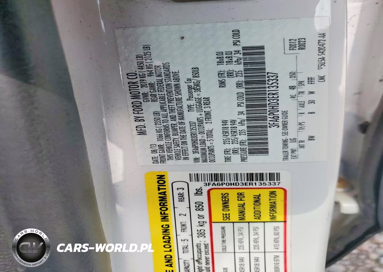 2014 Ford Fusion Se VIN:3FA6P0HD3ER135337 - 12