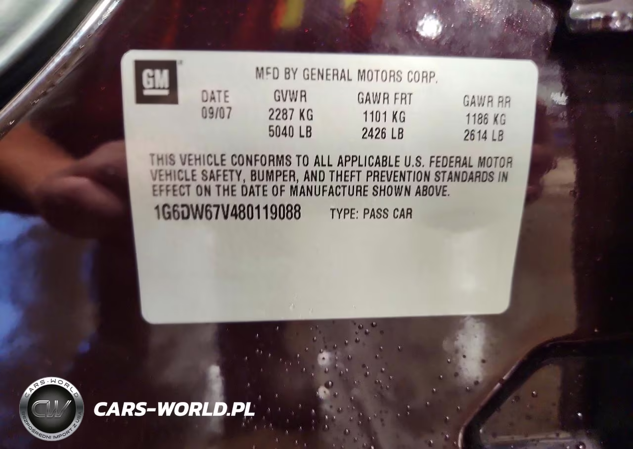 2008 Cadillac Sts VIN:1G6DW67V480119088 - 13