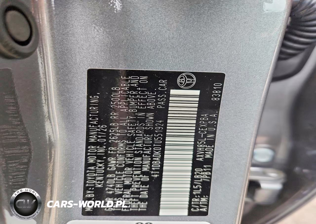 2026 Toyota Camry Xse VIN:4T1DBADK0TU551924 - 12