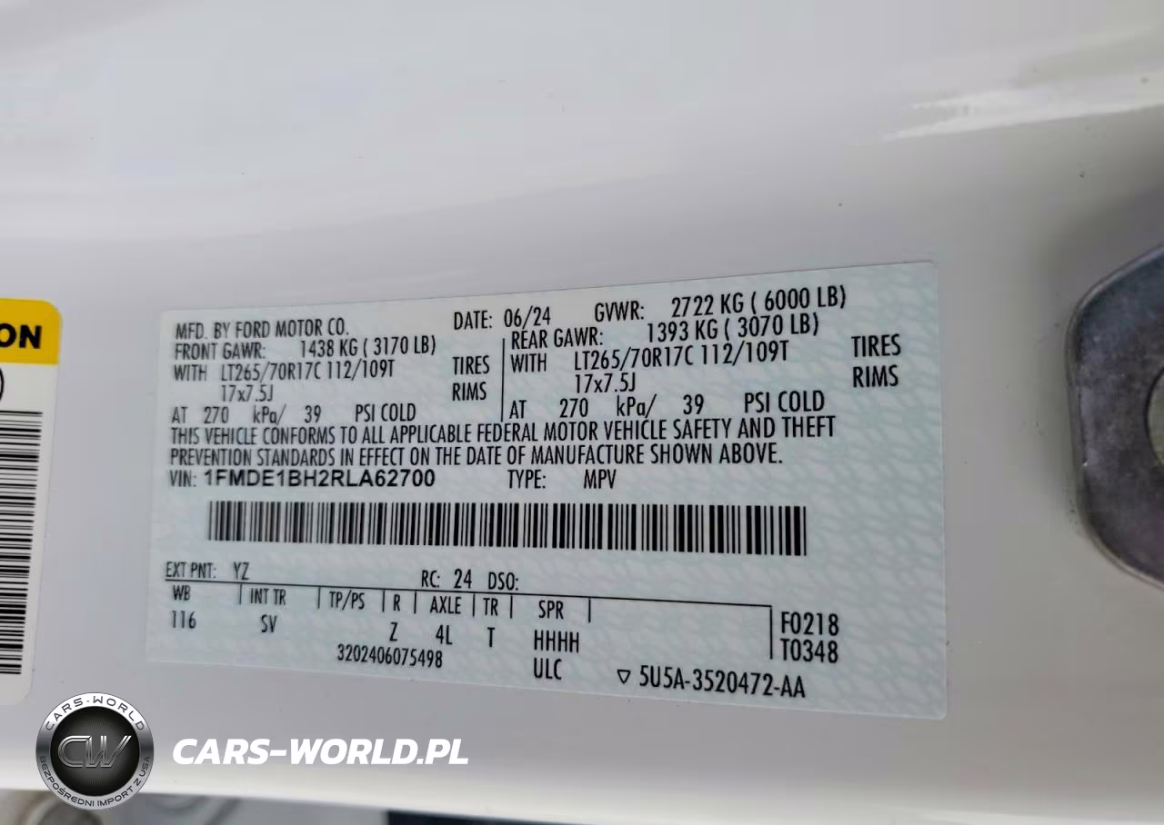 2024 Ford Bronco Black Diamond VIN:1FMDE1BH2RLA62700 - 13