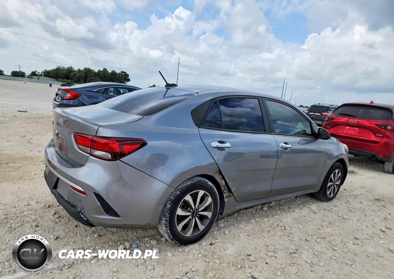 2022 Kia Rio S VIN:3KPA24AD8NE495845 - 3
