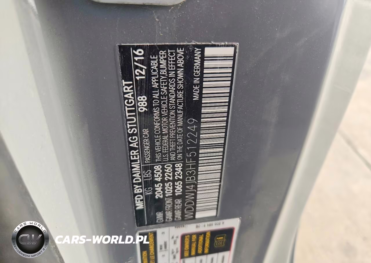 2017 Mercedes-Benz C 300 VIN:WDDWJ4JB3HF512249 - 12