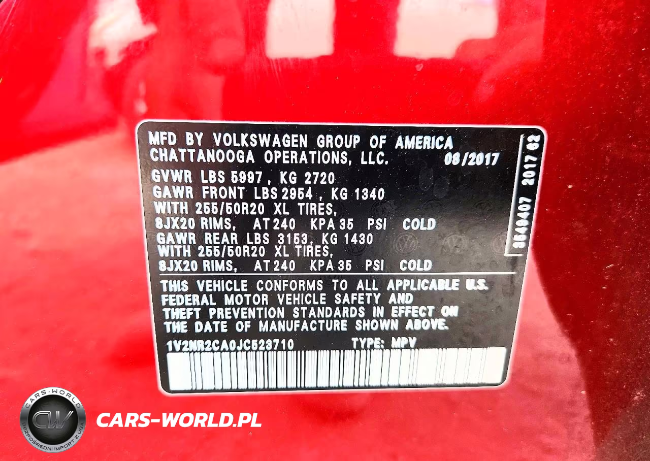 2018 Volkswagen Atlas Sel Premium VIN:1V2NR2CA0JC523710 - 13