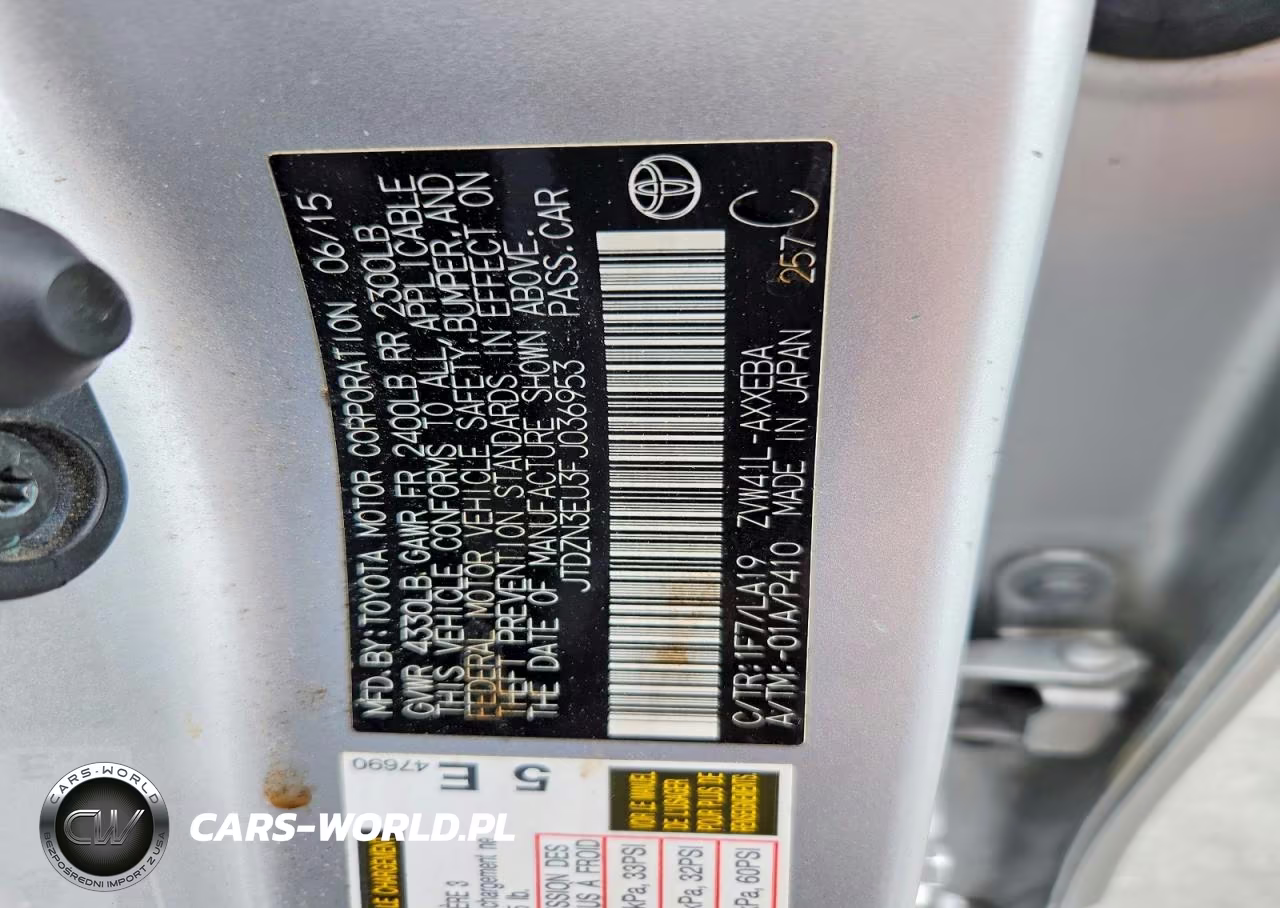 2015 Toyota Prius V Five VIN:JTDZN3EU3FJ036953 - 12