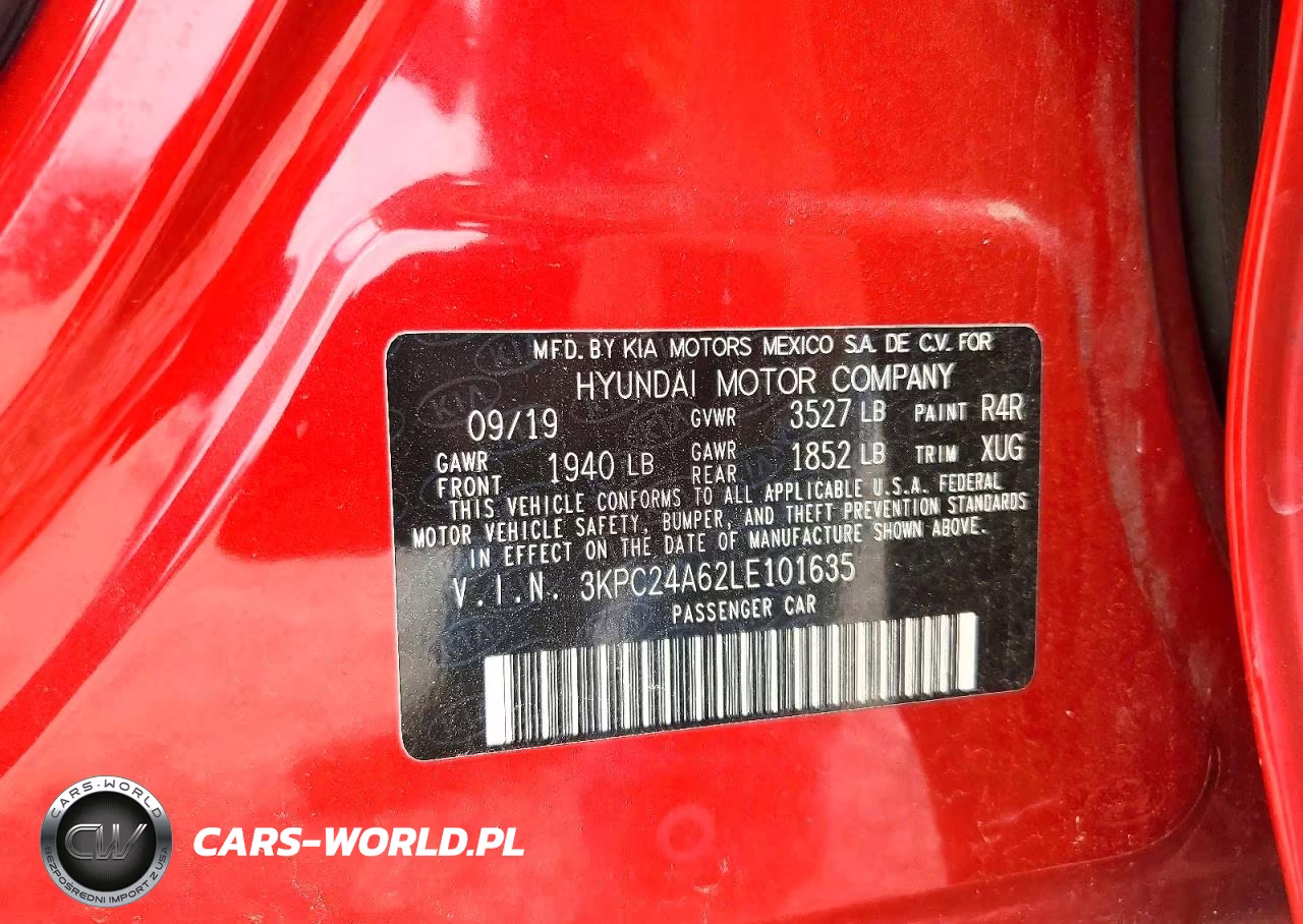 2020 Hyundai Accent Se VIN:3KPC24A62LE101635 - 12