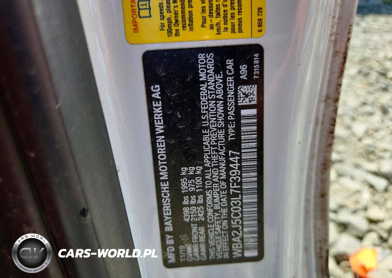 2020 BMW M240I VIN:WBA2J5C03L7F39447 - 12
