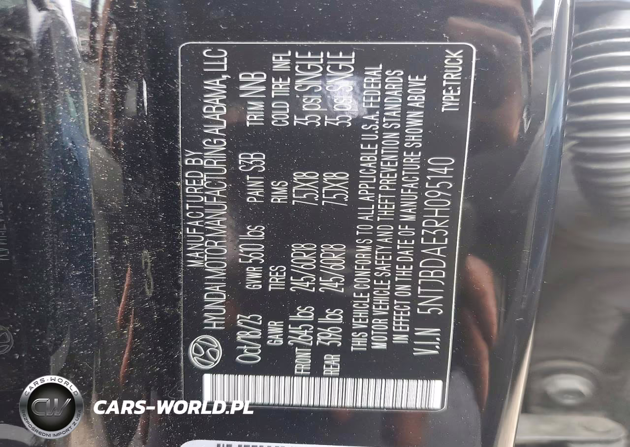 2024 Hyundai Santa Cruz Sel VIN:5NTJBDAE3RH095140 - 13