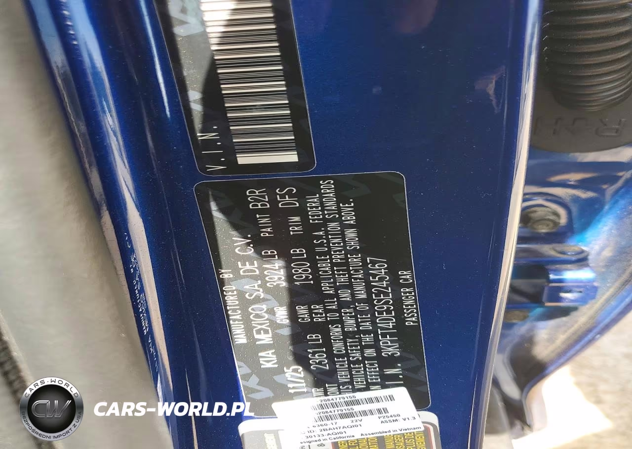 2025 Kia K4 Lxs VIN:3KPFT4DE9SE245467 - 12