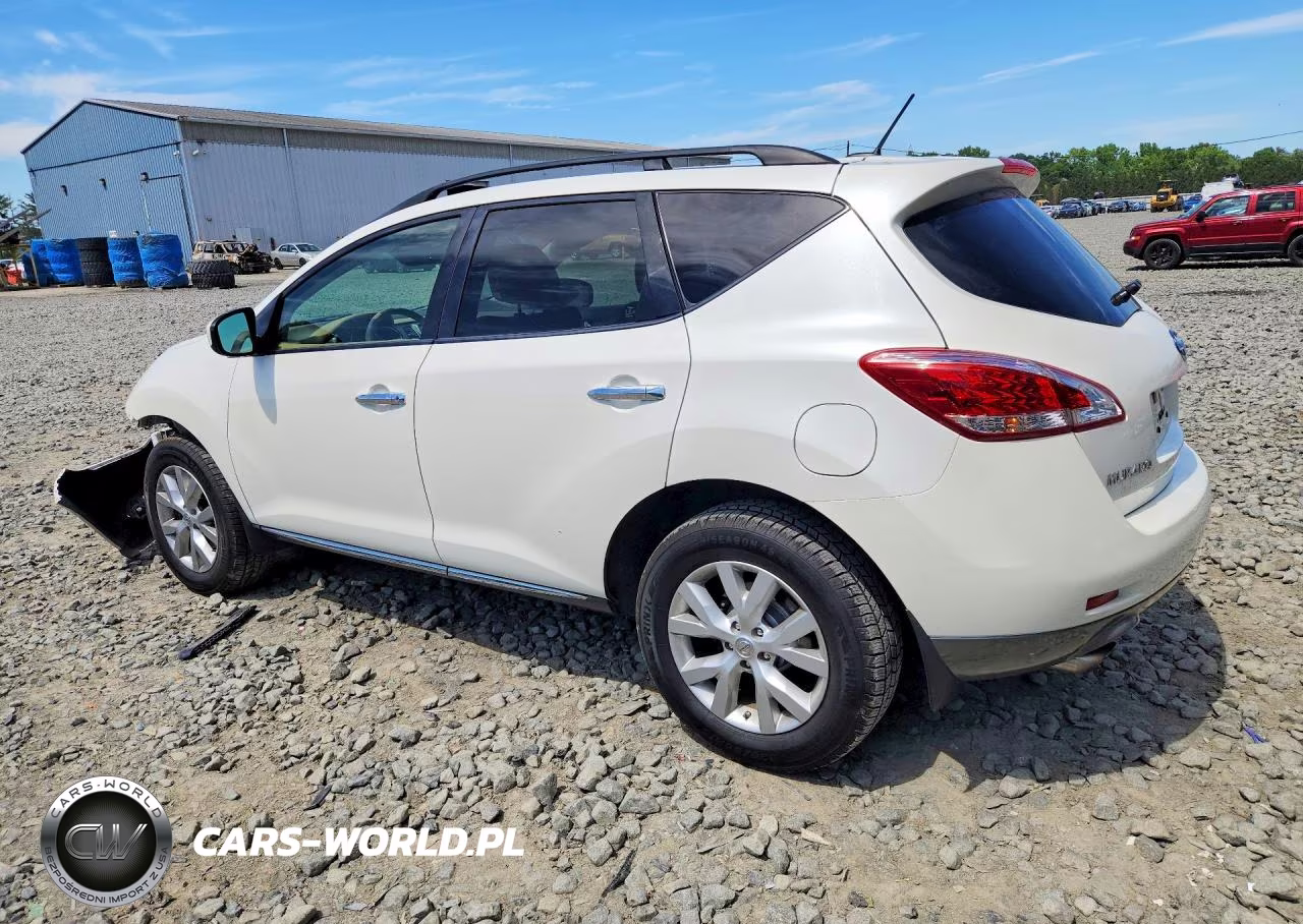 2014 Nissan Murano Sl VIN:JN8AZ1MW9EW512122 - 2
