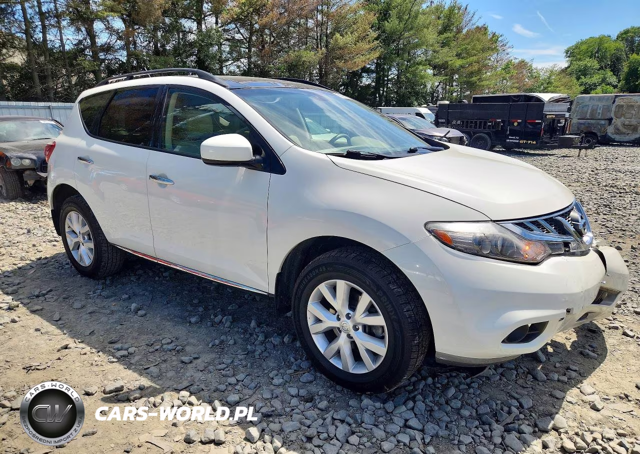 2014 Nissan Murano Sl VIN:JN8AZ1MW9EW512122 - 4