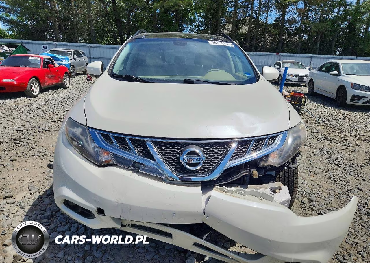 2014 Nissan Murano Sl VIN:JN8AZ1MW9EW512122 - 5