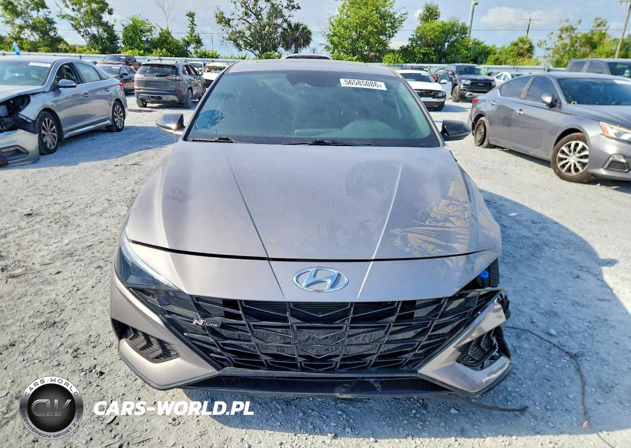 2023 Hyundai Elantra N Line VIN:KMHLR4AF6PU543753 - 5