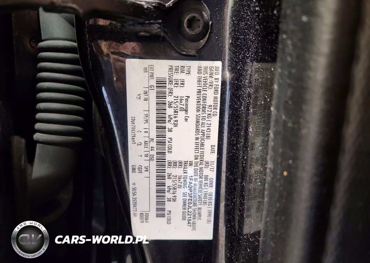 2018 Ford Focus Se VIN:1FADP3FE0JL221847 - 12