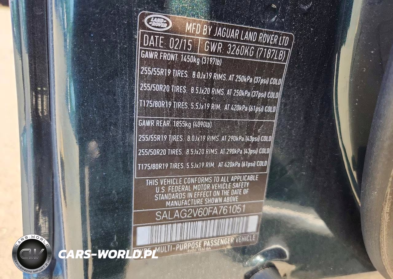 2015 Land Rover Lr4 VIN:SALAG2V60FA761051 - 13